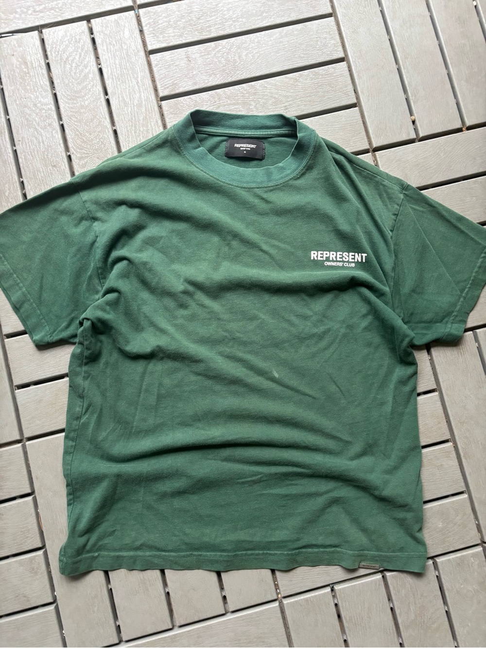 Represent Owners Club Men's Forest Green Logo Tee